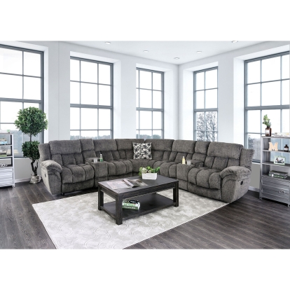 Irene Gray Sectional Model CM6585GY-SECT by Furniture of America