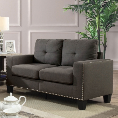 Attwell Gray Loveseat Model CM6594-LV-VN by Furniture of America