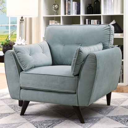 Phillipa Light Teal Chair Model CM6610-CH by Furniture of America