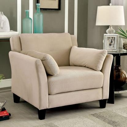 Ysabel Beige Chair Model CM6716BG-CH-PK by Furniture of America