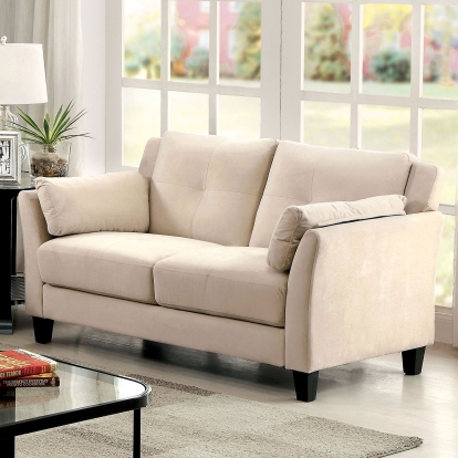 Ysabel Beige Loveseat Model CM6716BG-LV-PK by Furniture of America