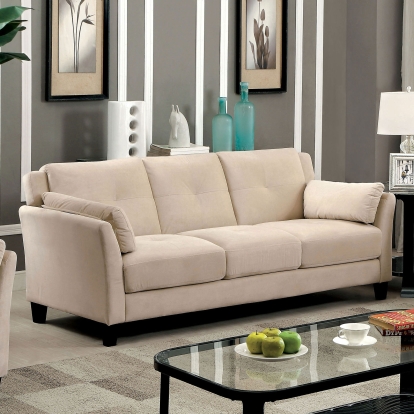 Ysabel Beige Sofa Model CM6716BG-SF-PK by Furniture of America