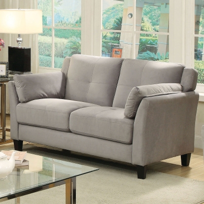 Ysabel Warm Gray Loveseat Model CM6716GY-LV-PK by Furniture of America