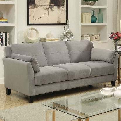 Ysabel Warm Gray Sofa Model CM6716GY-SF-PK by Furniture of America