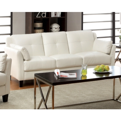 Pierre White Sofa Model CM6717WH-SF-PK by Furniture of America