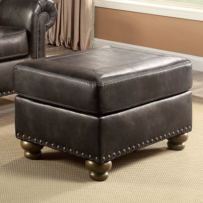 Bemus Dark Brown Ottoman Model CM6731DB-OT by Furniture of America