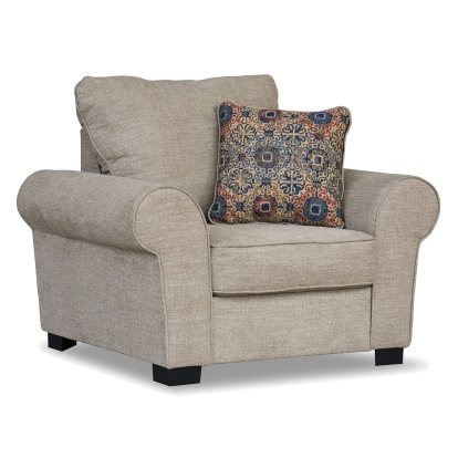 Henley Beige Chair with Pillow Model CM6732BG-CH by Furniture of America