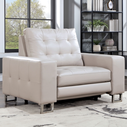 Abberton Beige Chair Model CM6735BG-CH by Furniture of America