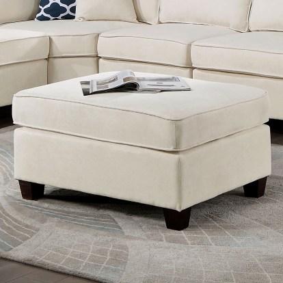 Cajeme Beige Ottoman Model CM6744BG-OT by Furniture of America