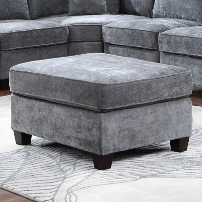 Cajeme Gray Ottoman Model CM6744GY-OT by Furniture of America