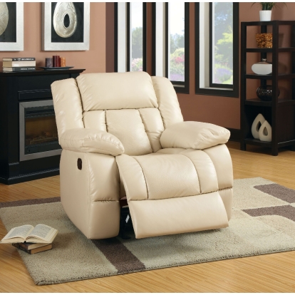 Barbado Ivory Glider Recliner Model CM6827CH by Furniture of America
