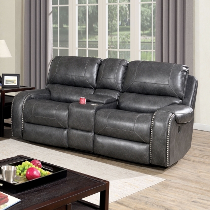 Walter Brown Loveseat Model CM6950BR-LV by Furniture of America