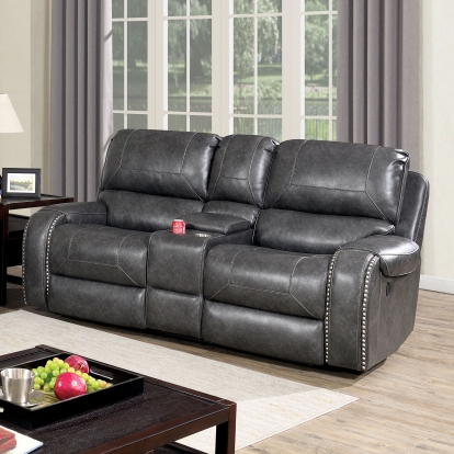 Walter Gray Power Loveseat Model CM6950GY-LV-PM by Furniture of America