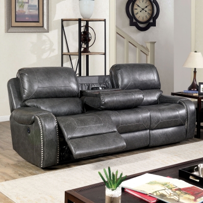 Walter Gray Power Sofa Model CM6950GY-SF-PM by Furniture of America