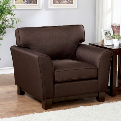 Caldicot Brown Chair Model CM6954BR-CH by Furniture of America