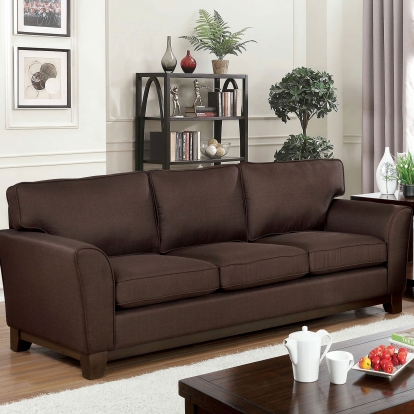 Caldicot Brown Sofa with Loveseat Model CM6954BR-2PC by Furniture of America