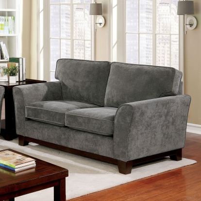 Caldicot Gray Loveseat Model CM6954GY-LV by Furniture of America