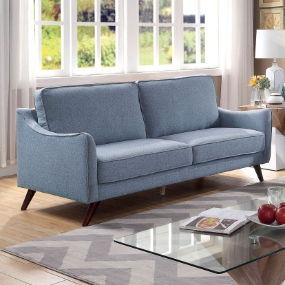Maxime Light Blue Sofa Model CM6971BL-SF by Furniture of America