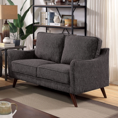 Maxime Gray Loveseat Model CM6971GY-LV by Furniture of America