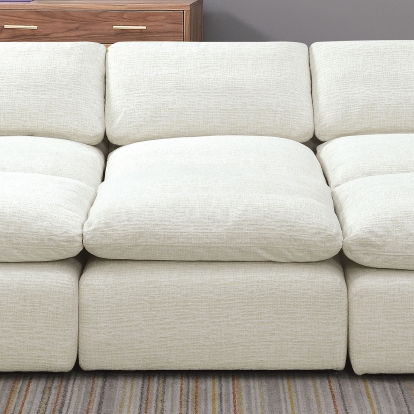 Joel Cream Armless Chair Model CM6974BG-AC by Furniture of America