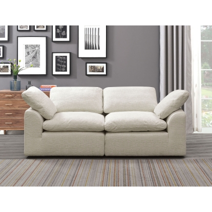 Joel Cream Loveseat Model CM6974BG-LV by Furniture of America