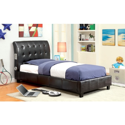 Hendrik Espresso Twin Bed Model CM7057T-BED by Furniture of America