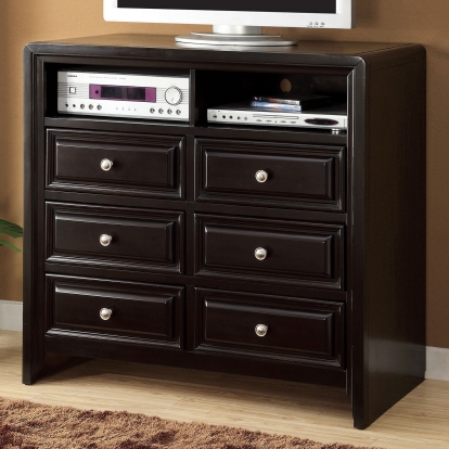 Yorkville Espresso Media Chest Model CM7058TV-42 by Furniture of America