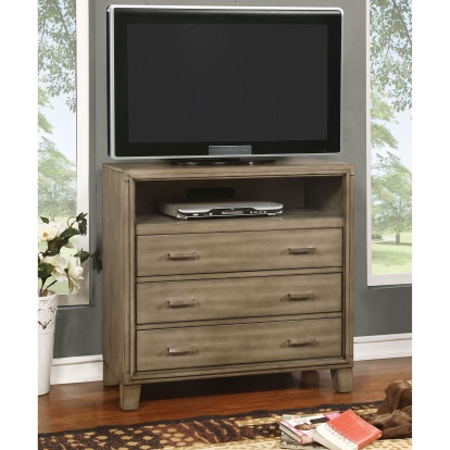 Enrico Gray Media Chest Model CM7068GY-TV by Furniture of America