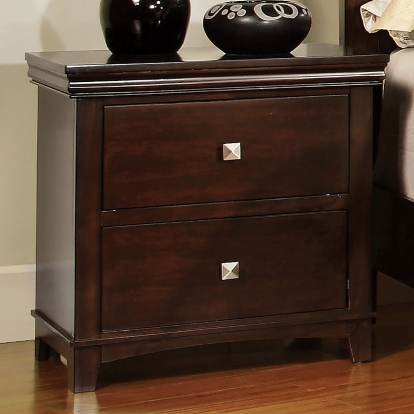 Spruce Brown Cherry Night Stand Model CM7113CH-N by Furniture of America