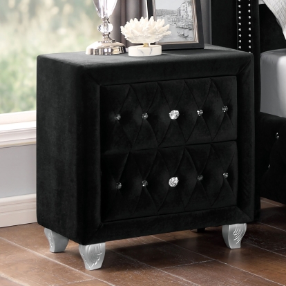 Zohar Black Night Stand Model CM7130BK-N by Furniture of America