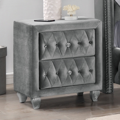 Zohar Gray Night Stand Model CM7130GY-N by Furniture of America