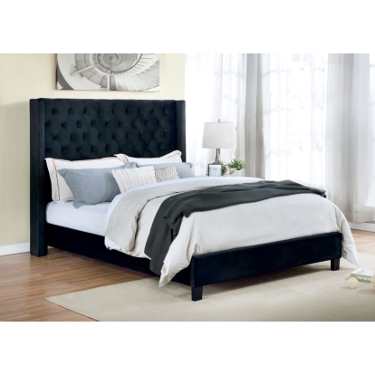 Ryleigh Black Queen Bed Model CM7141BK-Q-BED by Furniture of America