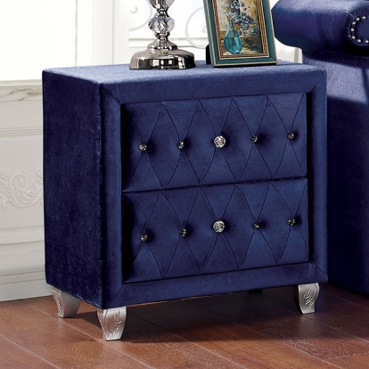Alzir Blue Night Stand Model CM7150BL-N by Furniture of America