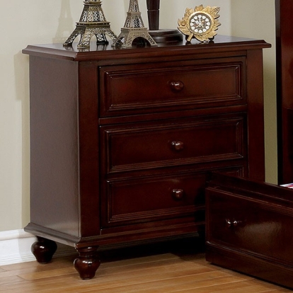 Olivia Dark Walnut Night Stand Model CM7155EX-N by Furniture of America