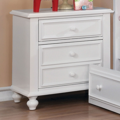 Olivia White Night Stand Model CM7155WH-N by Furniture of America
