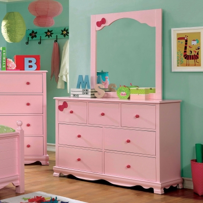 Dani Pink Dresser Model CM7159PK-D-VN by Furniture of America