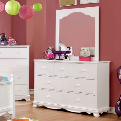 Dani White Dresser Model CM7159WH-D-VN by Furniture of America