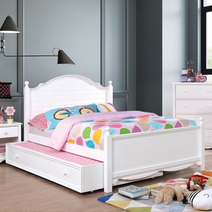 Dani White Full Bed Model CM7159WH-F-BED-VN by Furniture of America