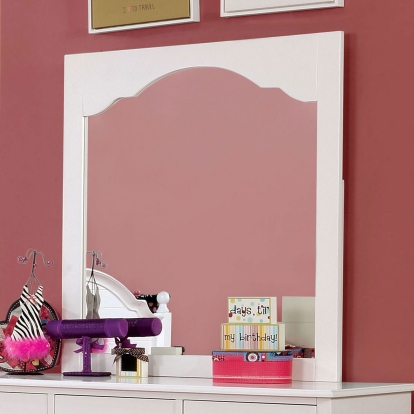 Dani White Mirror Model CM7159WH-M-VN by Furniture of America