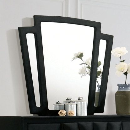 Carissa Black Mirror Model CM7164BK-M by Furniture of America