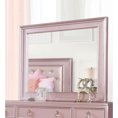 Ariston Rose Gold Mirror Model CM7170RG-M by Furniture of America