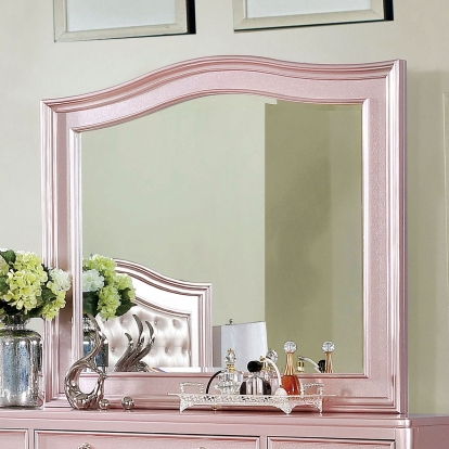 Ariston Rose Gold Mirror Model CM7171RG-M by Furniture of America