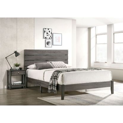Flagstaff Gray Queen Bed Model CM7176Q by Furniture of America