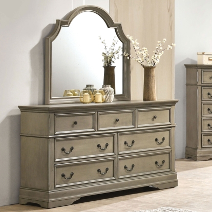 Lasthenia Antique Warm Gray Dresser Model CM7181D by Furniture of America