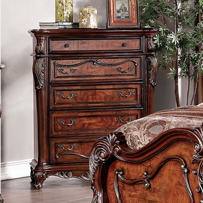 Rosewood Dark Oak Chest Model CM7183C by Furniture of America