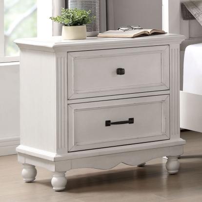 Georgette Antique White Night Stand Model CM7184N by Furniture of America