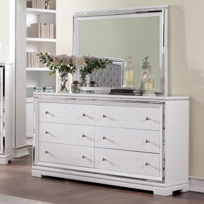 Winterthur White Dresser Model CM7187D by Furniture of America