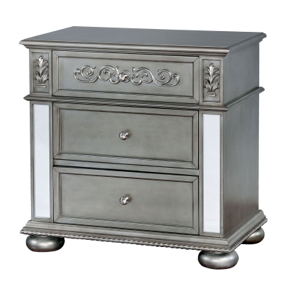 Azha Silver Night Stand Model CM7194N by Furniture of America