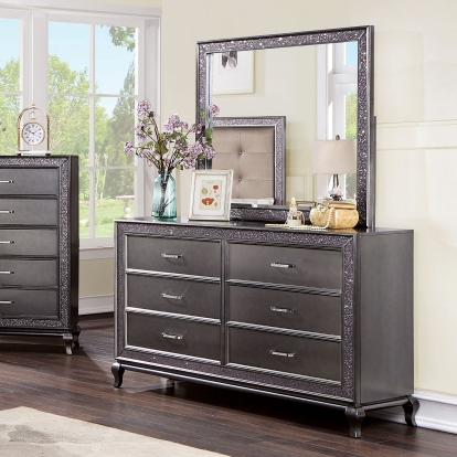 Onyxa Graphite Dresser Model CM7198GY-D by Furniture of America