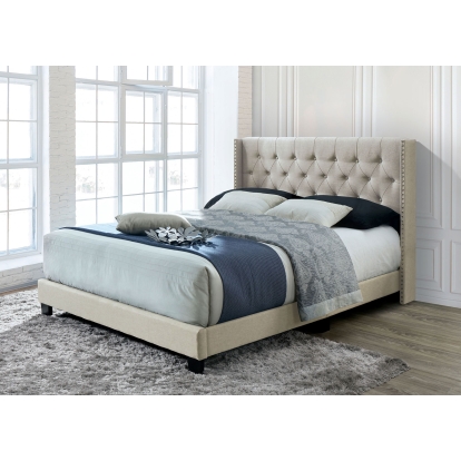 Jenelle Beige Full Bed Model CM7216BG-F by Furniture of America